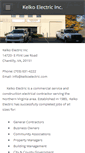 Mobile Screenshot of kelkoelectric.com