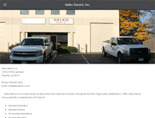 Tablet Screenshot of kelkoelectric.com